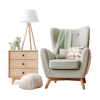 Sofa with Cabriole Leg